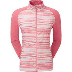 FootJoy Jacke Hybrid Watercolour weißpink