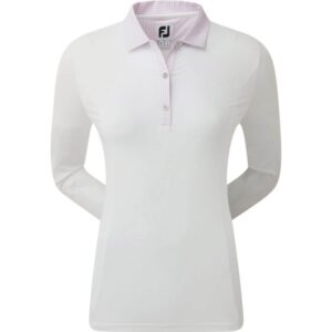 FootJoy Polo Hahnentritt weißpink