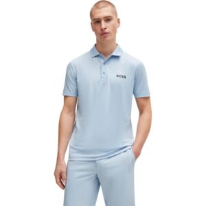 HUGO BOSS Polo Paddytech hellblau