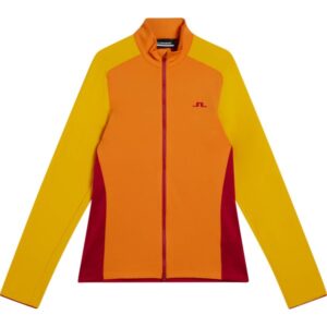 J. LINDEBERG Jacke Melker Mesh orangegelbrot