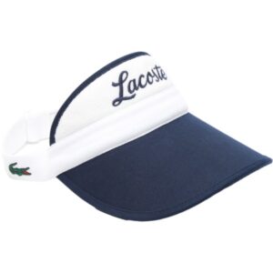 LACOSTE Visor Pioneer Collection weißnavy