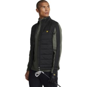 Lyle Scott Hybridweste Wadded Gilet schwarz