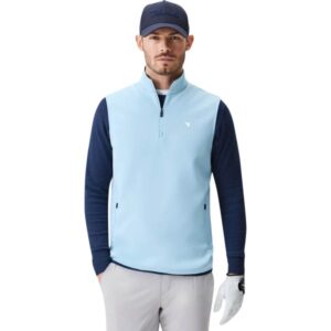 Macade Weste Therma 14-Zip hellblau