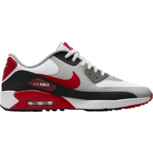 Nike Golf Golfschuhe Air Max 90 G weißschwarzrot