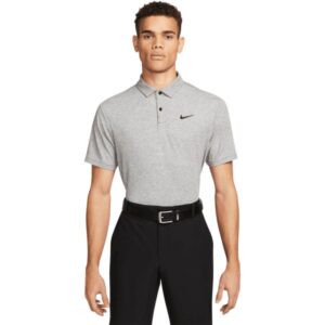 Nike Golf Polo Dri-FIT Tour Heather grausilber