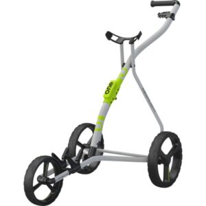 Score Industries Wishbone One Megalight Golftrolley inkl Zubehör weißlime