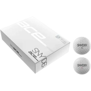 Snyder SNY ACE Golfbälle - 12er Pack weiß