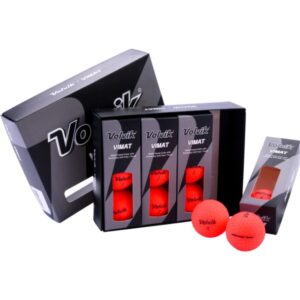 Volvik Vimat Soft Golfbälle - 12er Pack rot