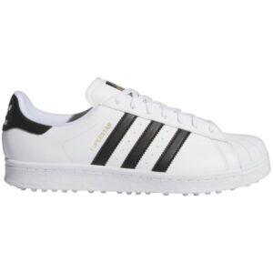 adidas Golfschuhe Superstar weißschwarzgold